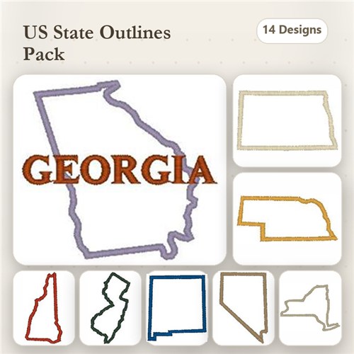 State Outlines - 2