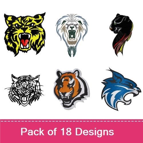Fierce Big Cat Heads