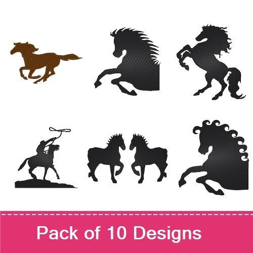 American Horse Sihouettes