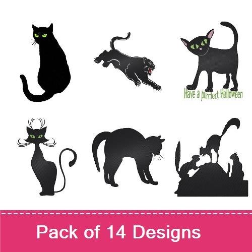 Black Cat Silhouettes