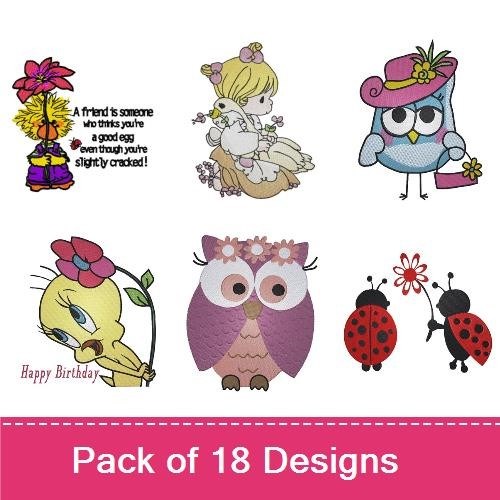 Animals With Flowers