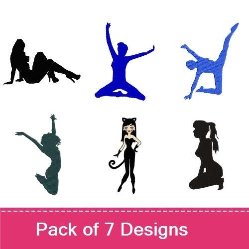 Silhouette Adult Dancers