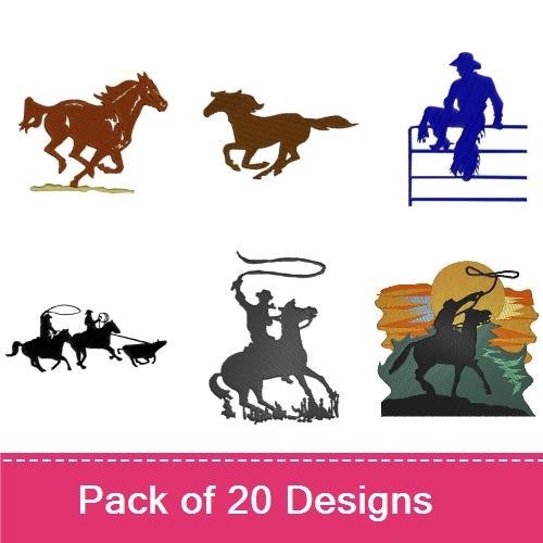 Rodeo Cowboys & Horses