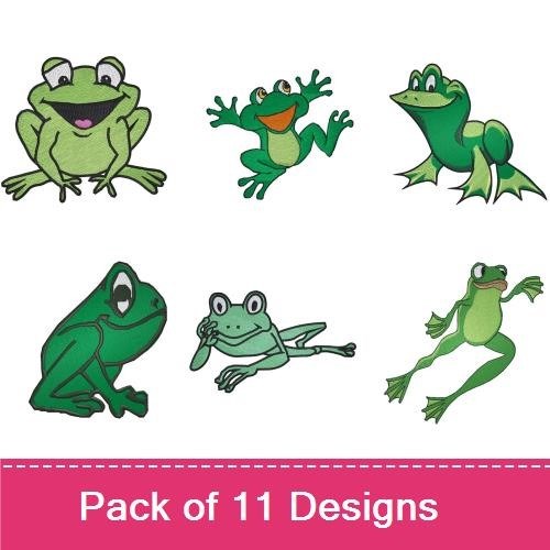 Funny Hopping Frogs