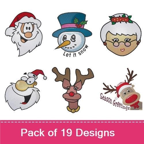 Christmas Character Heads