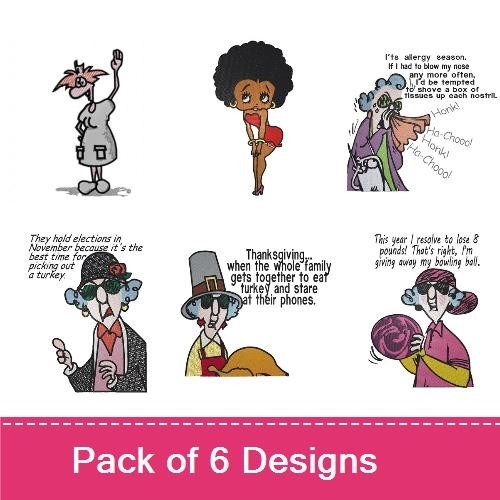 Funny Cartoon Women