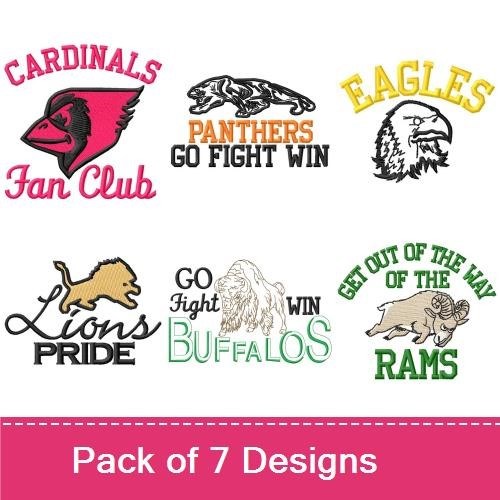 Go, Fight, Win Mascots