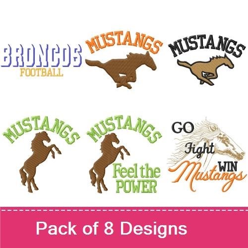 Broncos & Mustang Mascots