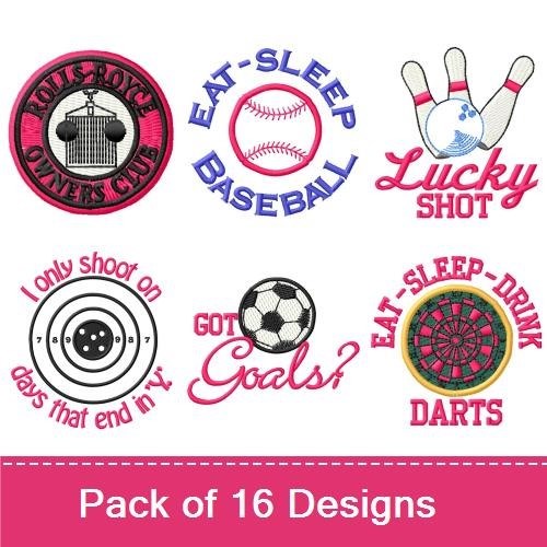 Inspirational Phrases & Icons Embroidery Bundle – Keep Your Face to the Sunshine, Star Power, Serenity & More (16 Designs)