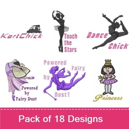 Cute Kids & Friendship Embroidery Designs Bundle – Sisters by Chance, Friends by Choice, & More (17 Designs)