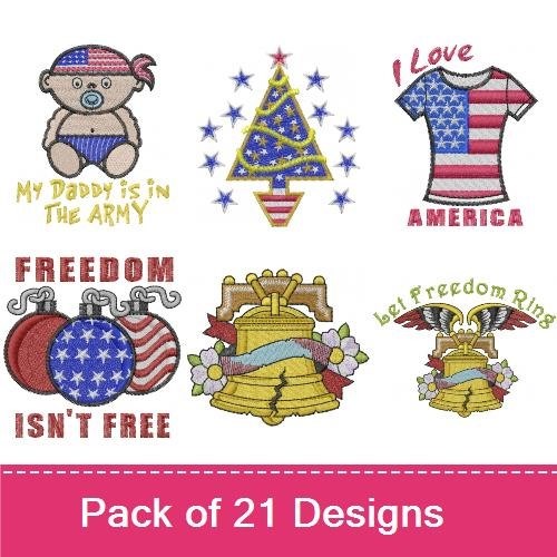 American Flag Captions
