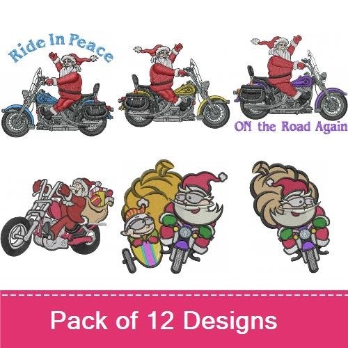Biker Santa!