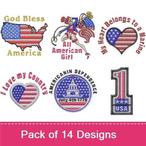 US Flag Scenes