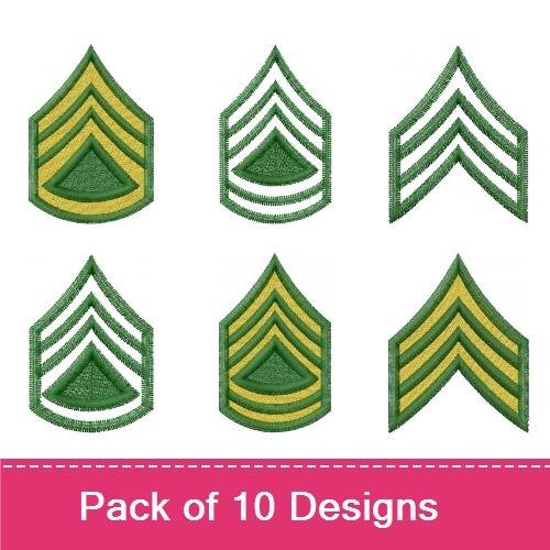 Enlisted US Military Insignias