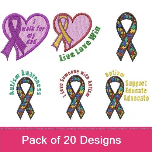 Disease Awareness Ribbons