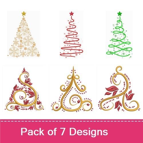 Swirly Christmas Tree