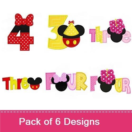3 & 4 Mickey