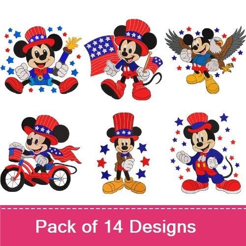 Patriotic Mickey