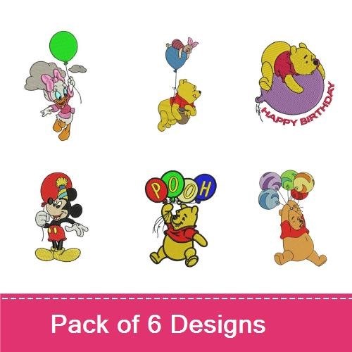 Pooh Daisy & Mickey