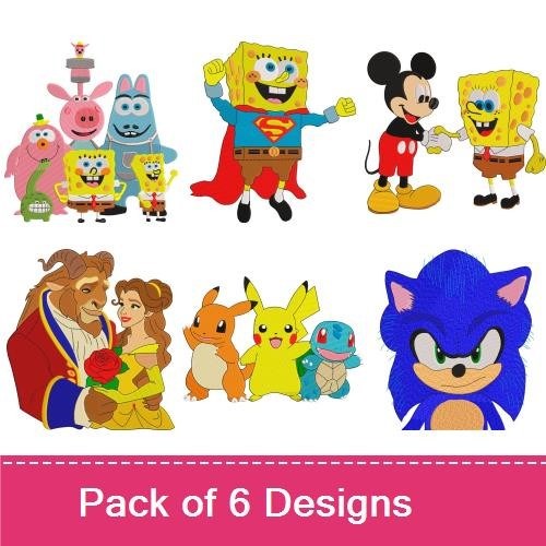 Pokemon Disney & SpongeBob