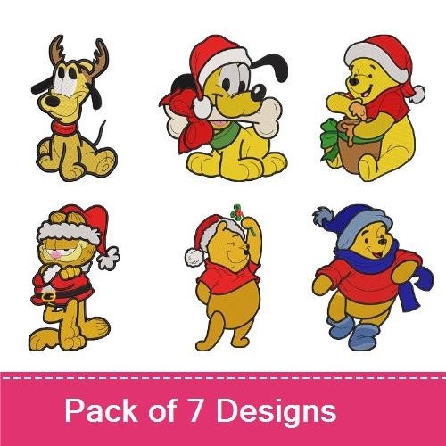 Xmas Cartoon Animals
