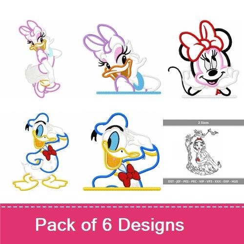 Disney Characters Outline