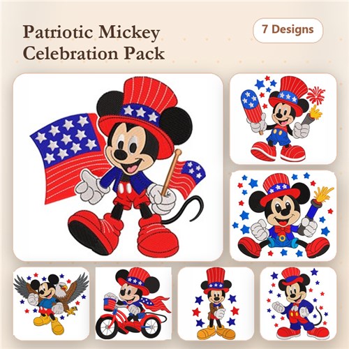 Patriotic Mickey