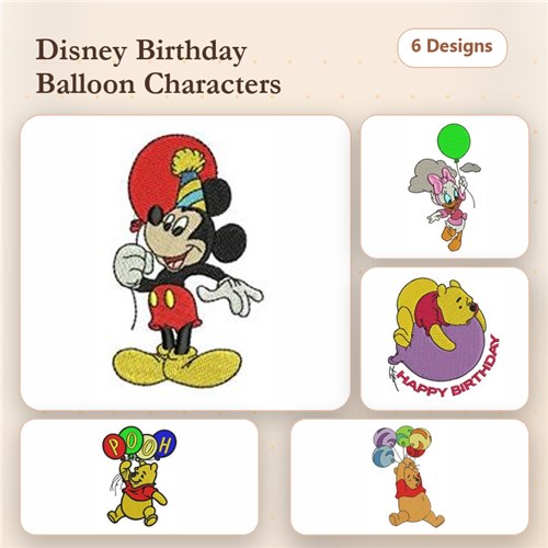 Pooh Daisy & Mickey