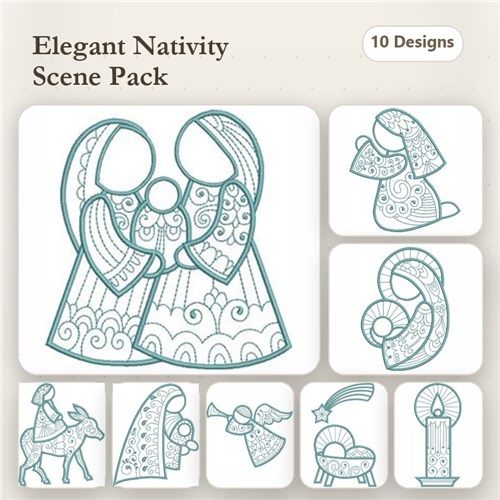 Blue Nativity