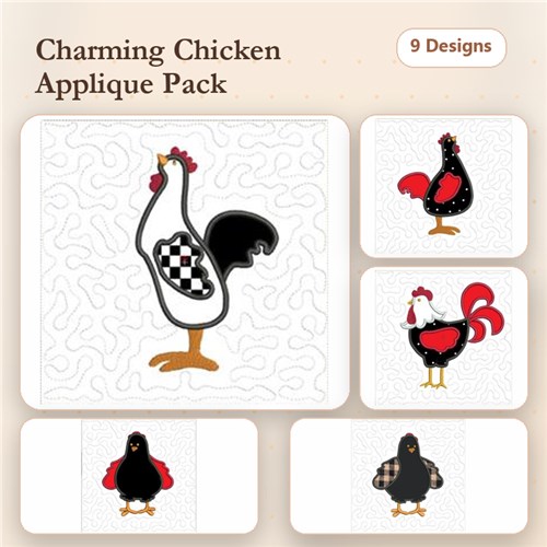 Chicken Feathers Quilt Blocks