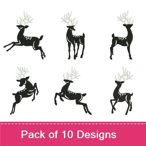 Reindeer Silhouettes