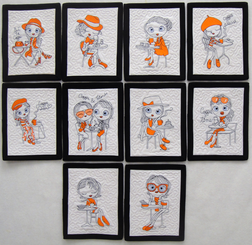 French Cafe Mug Mats
