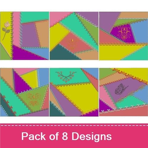 ITH Crazy Quilt Blocks