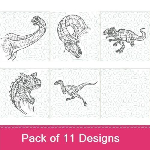 Dinosaur Quilt Blocks
