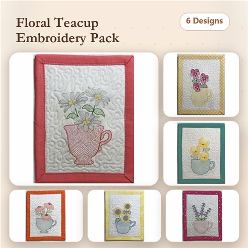 Light Bloom Mug Rug