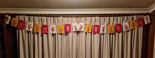 Whimscal Rudolph Pocket Banner