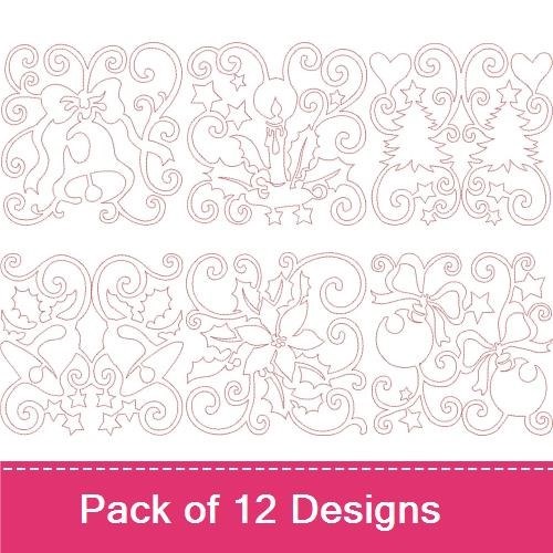 Single Run Christmas Quilt Blocks
