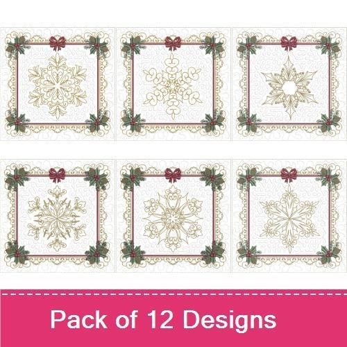 ITH Snowflake Quilt Blocks