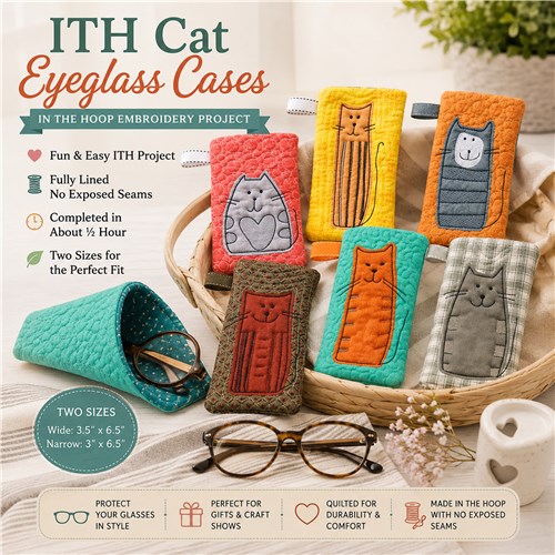 ITH Cat Eyeglass Cases