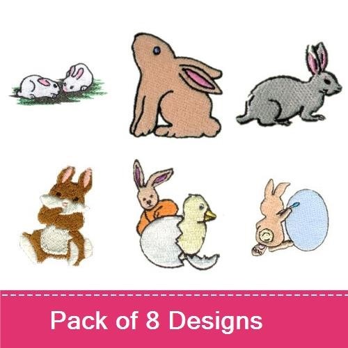 Hopping Bunny Rabbits
