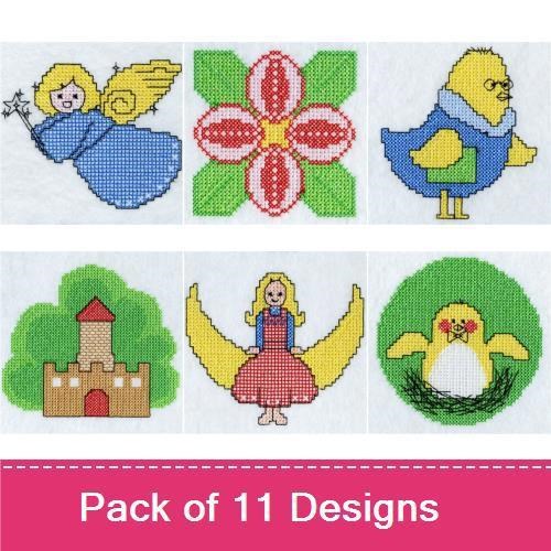 Angel & Whimsical Animal Embroidery Bundle – Nature Designs (11 Designs)