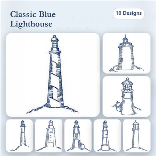 Redwork Light Houses
