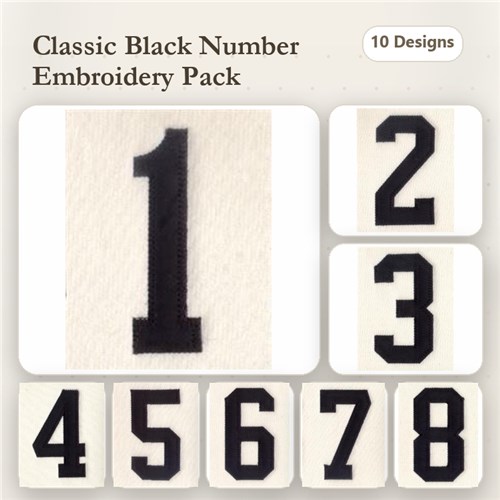 Applique Numbers