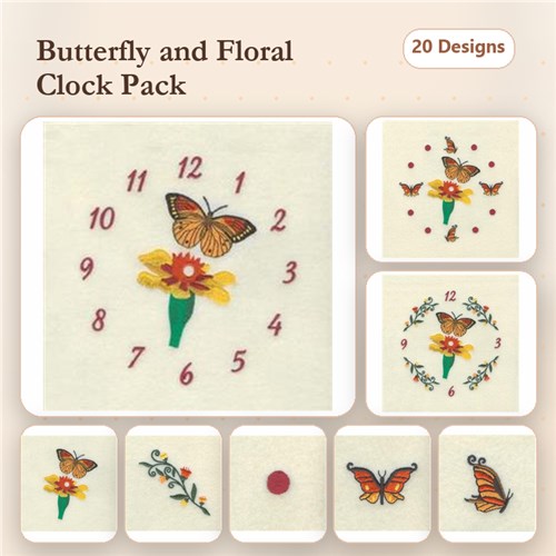 Butterfly Clocks