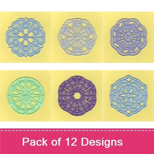 Free Standing Lace Snowflakes Design Pack