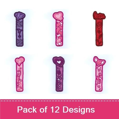 Lace Valentine Bookmarks