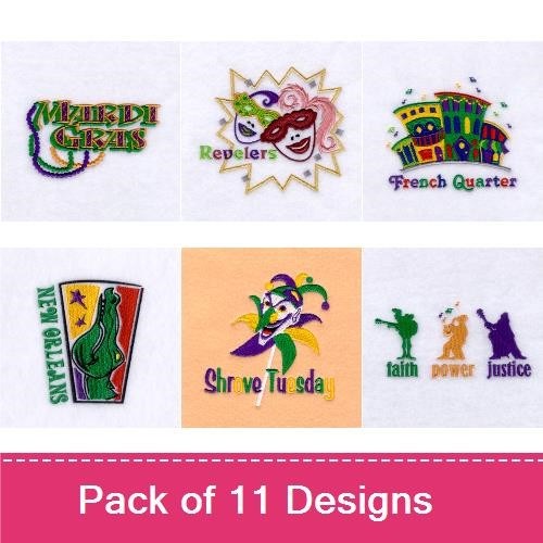 Mardi Gras with Text