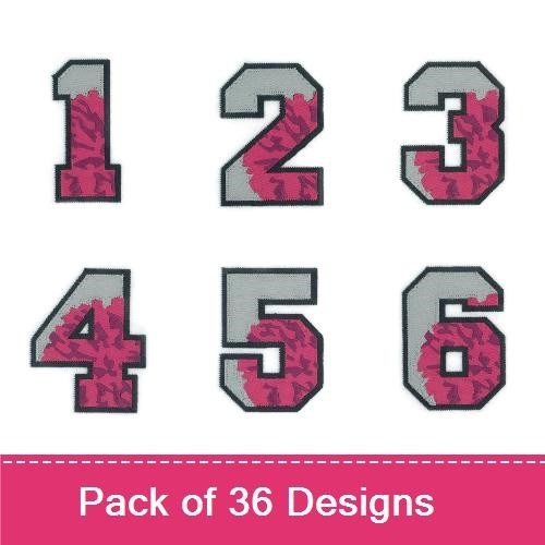 Cheerleading Applique Alphabet