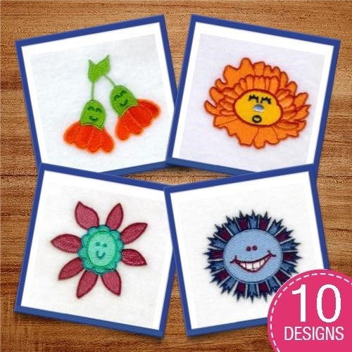 Funky Flower Faces