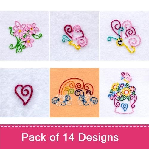 Spring Time Swirls